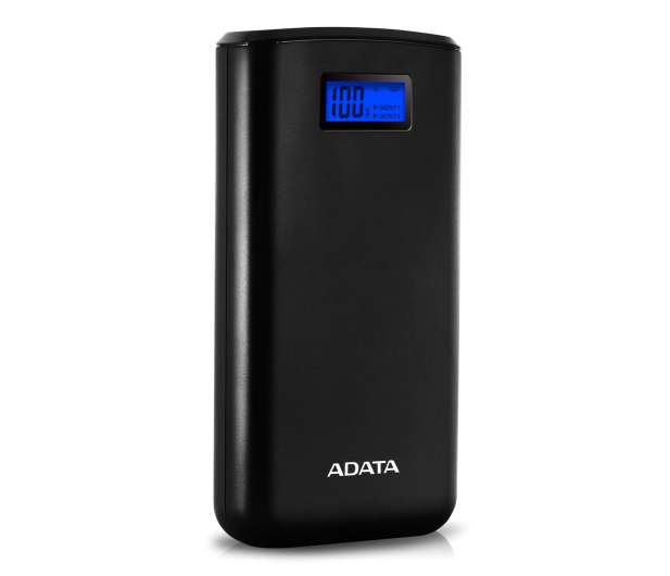 ADATA Power Bank S20000D 20000mAh (2.1A, czarny) - 546577 - zdjęcie 2
